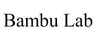 BAMBU LAB trademark