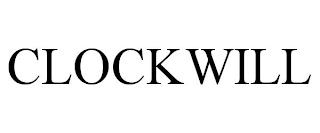 CLOCKWILL trademark