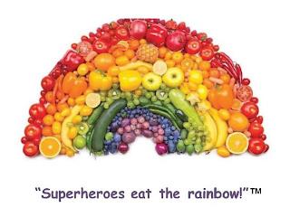 "SUPERHEROES EAT THE RAINBOW!" trademark