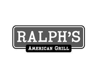 RALPH'S AMERICAN GRILL trademark