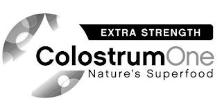 COLOSTRUMONE EXTRA STRENGTH NATURE'S SUPERFOODERFOOD trademark