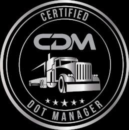 CERTIFIED CDM DOT MANAGER trademark