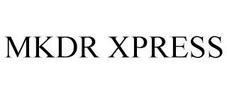 MKDR XPRESS trademark