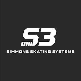 S 3 SIMMONS SKATING SYSTEMS trademark