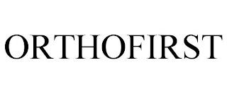 ORTHOFIRST trademark