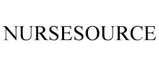 NURSESOURCE trademark