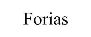 FORIAS trademark