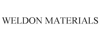 WELDON MATERIALS trademark