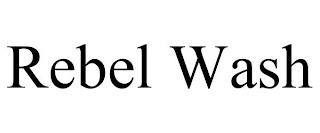 REBEL WASH trademark