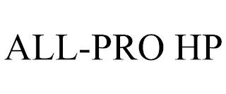 ALL-PRO HP trademark