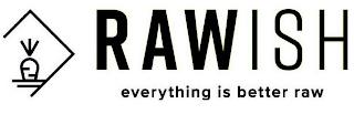 RAWISH EVERYTHING IS BETTER RAW trademark