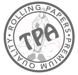 TPA ROLLING PAPERS · PREMIUM QUALITY · USASA trademark