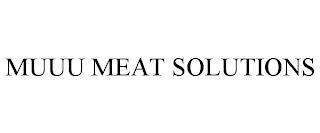 MUUU MEAT SOLUTIONS trademark