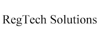 REGTECH SOLUTIONS trademark