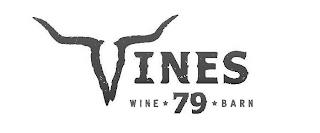 VINES 79 WINE BARN trademark