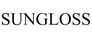 SUNGLOSS trademark