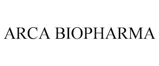 ARCA BIOPHARMA trademark