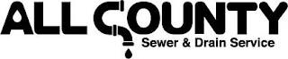 ALL COUNTY SEWER & DRAIN SERVICE trademark