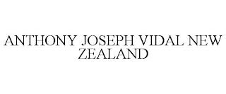 ANTHONY JOSEPH VIDAL NEW ZEALAND trademark