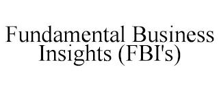 FUNDAMENTAL BUSINESS INSIGHTS (FBI'S) trademark