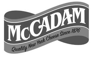 MCCADAM QUALITY NEW YORK CHEESE SINCE 1876 trademark