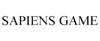 SAPIENS GAME trademark