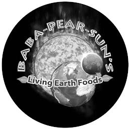 BABA PEAR SUN'S LIVING EARTH FOODS trademark