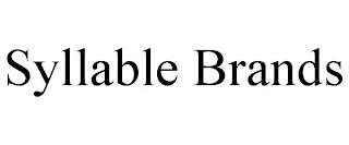 SYLLABLE BRANDS trademark