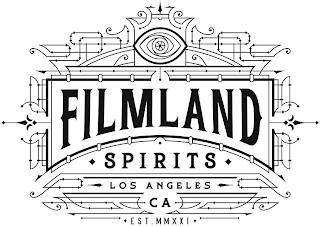 FILMLAND SPIRITS LOS ANGELES CA EST . MMXXI trademark