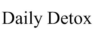 DAILY DETOX trademark