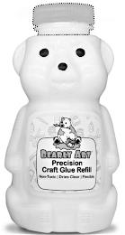 BEARLY ART PRECISION CRAFT GLUE REFILL NON-TOXIC DRIES CLEAR FLEXIBLE trademark