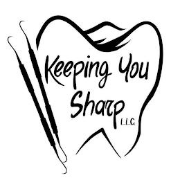 KEEPING YOU SHARP trademark