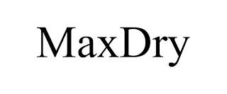 MAXDRY trademark