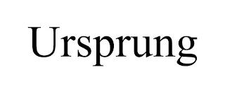 URSPRUNG trademark