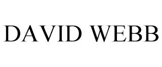 DAVID WEBB trademark