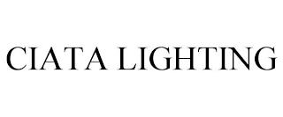 CIATA LIGHTING trademark