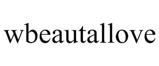 WBEAUTALLOVE trademark