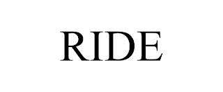 RIDE trademark