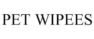 PET WIPEES trademark