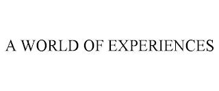 A WORLD OF EXPERIENCES trademark