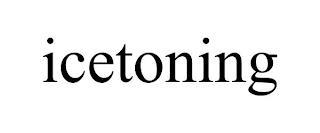 ICETONING trademark