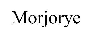 MORJORYE trademark