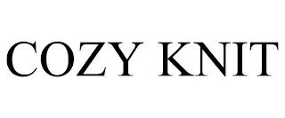 COZY KNIT trademark