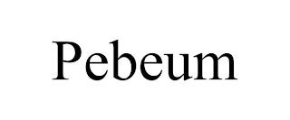 PEBEUM trademark