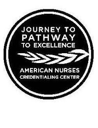 JOURNEY TO PATHWAY TO EXCELLENCE AMERICAN NURSES CREDENTIALING CENTER trademark