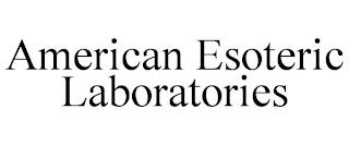 AMERICAN ESOTERIC LABORATORIES trademark