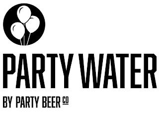 PARTY WATER BY PARTY BEER CO trademark