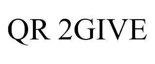 QR 2GIVE trademark