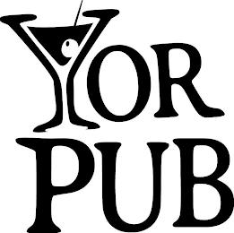 YOR PUB trademark