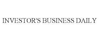 INVESTOR'S BUSINESS DAILY trademark